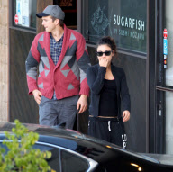 EXCLUSIVE Ashton Kutcher and Mila Kunis hit Sugarfish