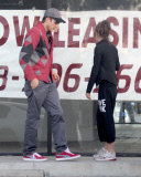 EXCLUSIVE Chivalrous Ashton Kutcher opens the door for girlfriend Mila Kunis