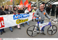 NANTES: Day of protest against austerity - demonstration called by unions