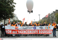 NANTES: Day of protest against austerity - demonstration called by unions
