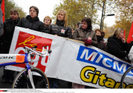 NANTES: Day of protest against austerity - demonstration called by unions