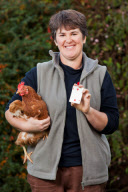 Huhn JJ kann zählen
