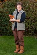 Huhn JJ kann zählen