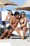 Rita Rusic and her Boyfriend get some quality Beach Time in Miami