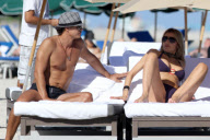 Rita Rusic and her Boyfriend get some quality Beach Time in Miami