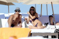 Rita Rusic and her Boyfriend get some quality Beach Time in Miami