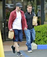 Chris Evans Shops At CVS Before Lunch