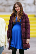 Sofia Vergara and her growing baby bump