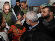 Palestinian Prime Minister, Ismail Haniyeh and Egypt's Prime Ministe,r Hisham Kandil in the Gaza Strip - 16 Nov 2012