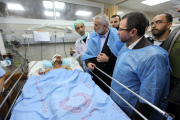 Egyptian Prime Minister Hisham Kandil visits Gaza - 16 Nov 2012