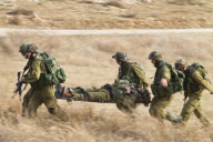 IDF paratroopers training