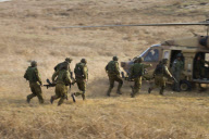 IDF paratroopers training