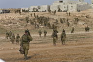 IDF paratroopers training