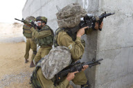 IDF paratroopers training