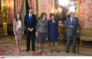 MADRID: Spain's King and Queen receive Dilma Rousseff