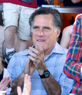 Mitt Romney Enjoys Disneyland With His Family