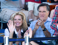 Mitt Romney Enjoys Disneyland With His Family