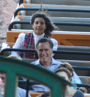 Mitt Romney Enjoys Disneyland With His Family