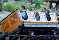 Mitt Romney Enjoys Disneyland With His Family