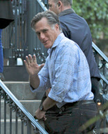 Mitt Romney Enjoys Disneyland With His Family