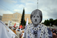 Anti-Merkel protests rock Athens
