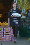Milla Jovovich Shops at Bristol Farms
