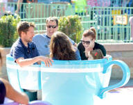 Alyson Hannigan And Family Enjoy Disneyland