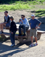 Exclusive... Dog Park Time For 'Hangover' Actor Justin Bartha And His Pooch 