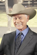 Larry Hagman on the set of 'Dallas' TV, Dallas, America - 28 Jan 2012