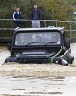 Torrential rain causes flooding, Britain - 04 Nov 2012