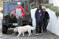 *EXCLUSIVE* Bradley Cooper spends his Thanksgiving Day with his Favorite Ladies