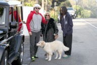 *EXCLUSIVE* Bradley Cooper spends his Thanksgiving Day with his Favorite Ladies