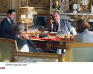 Paris: Jacques Chirac a l'Elysee.