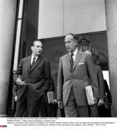 FRANCE : Valery Giscard d'Estaing et Jacques Chirac