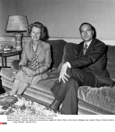 FRANCE : Jacques Chirac recoit Margaret Thatcher