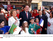 ALGERIA: President Jacques Chirac in Oran