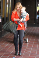 Hilary Duff Takes Luca To Babies First Class 