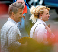 EXCLUSIVE Britney Spears arrives at X Factor with new puppy!
