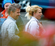 EXCLUSIVE Britney Spears arrives at X Factor with new puppy!
