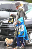 Gwen Stefani Drops Off Her Little Batman At School 
