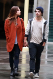 30.11.2012 *EXCLUSIVE* Joe Jonas takes Blanda Eggenschwiler to meet the Brothers for Dinner and a Movie