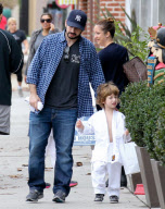 Jordan Bratman Takes Son Max To Karate Class 