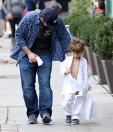 Jordan Bratman Takes Son Max To Karate Class 