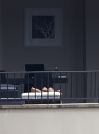 EXCLUSIVE - Mel B has a boozy Monday drinking alot over a period of hours and being told to slow up by her husband Stephen Belafonte. The couple appeared to have brief words and then later made up