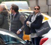 NEW YORK LOVE STORY BETWEEN, PRINCESS MADELEINE OF SWEDEN AND CHRIS O'NEILL. PRINCESS MADELEINE WAS SHOWING HER HUGE ENGAGEMENT RING AS THE BEATIFUL COUPLE WERE SHOPPING IN SOHO ON A SUNDAY AFTERNOON.  PLS NOTICE BOTH WEARING AVIATOR SUNGLASSES AND PRINCE