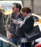 NEW YORK LOVE STORY BETWEEN, PRINCESS MADELEINE OF SWEDEN AND CHRIS O'NEILL. PRINCESS MADELEINE WAS SHOWING HER HUGE ENGAGEMENT RING AS THE BEATIFUL COUPLE WERE SHOPPING IN SOHO ON A SUNDAY AFTERNOON.  PLS NOTICE BOTH WEARING AVIATOR SUNGLASSES AND PRINCE