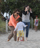Die Kardashians am Strand