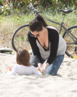 Die Kardashians am Strand