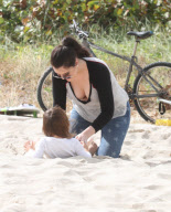 Die Kardashians am Strand