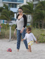 Die Kardashians am Strand